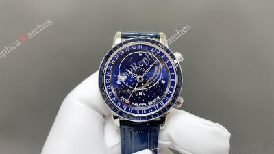 Patek Philippe Complications 40mm Cal.240 Q Movement Blue Bezel Blue Face Watch